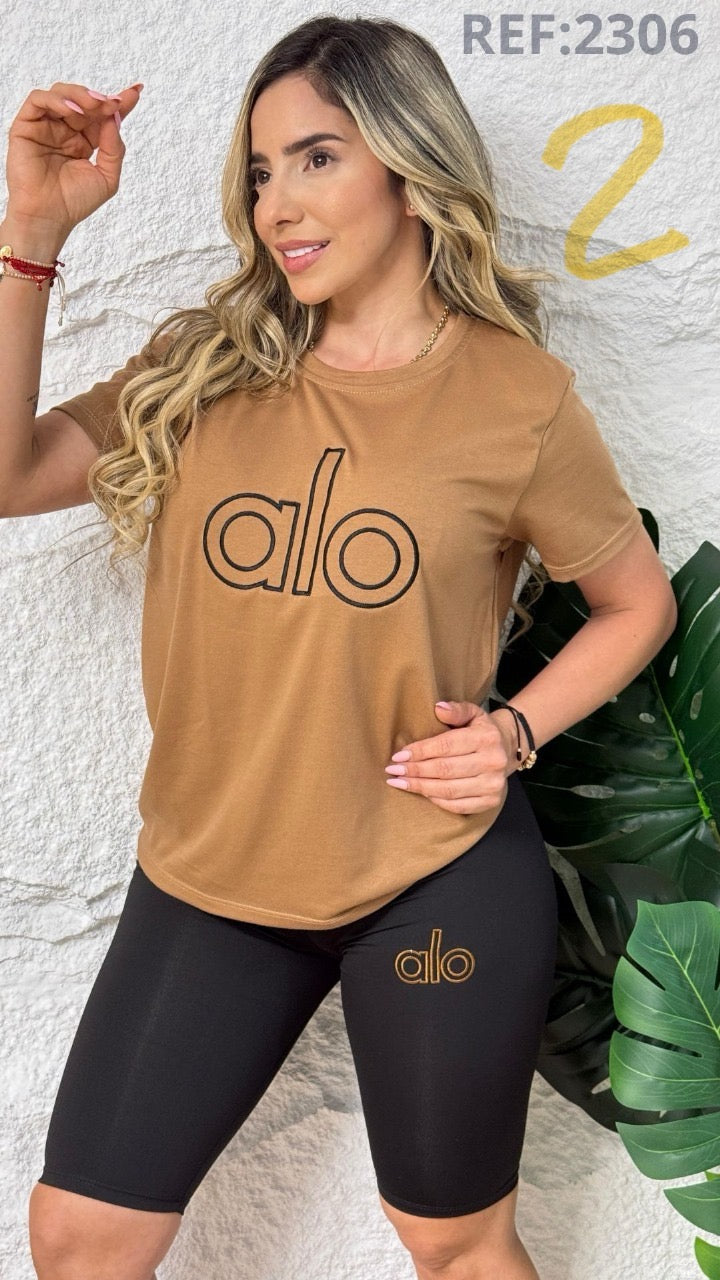 Conjunto Biker Alo - brown