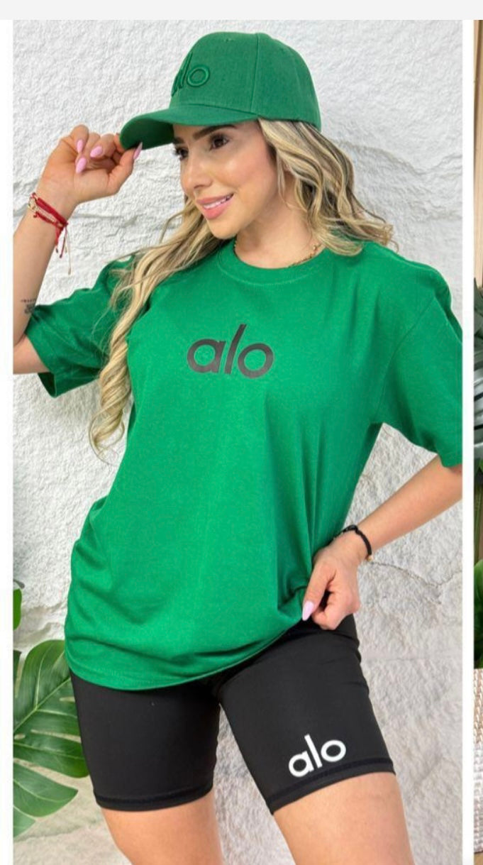 Conjunto Biker Alo - green