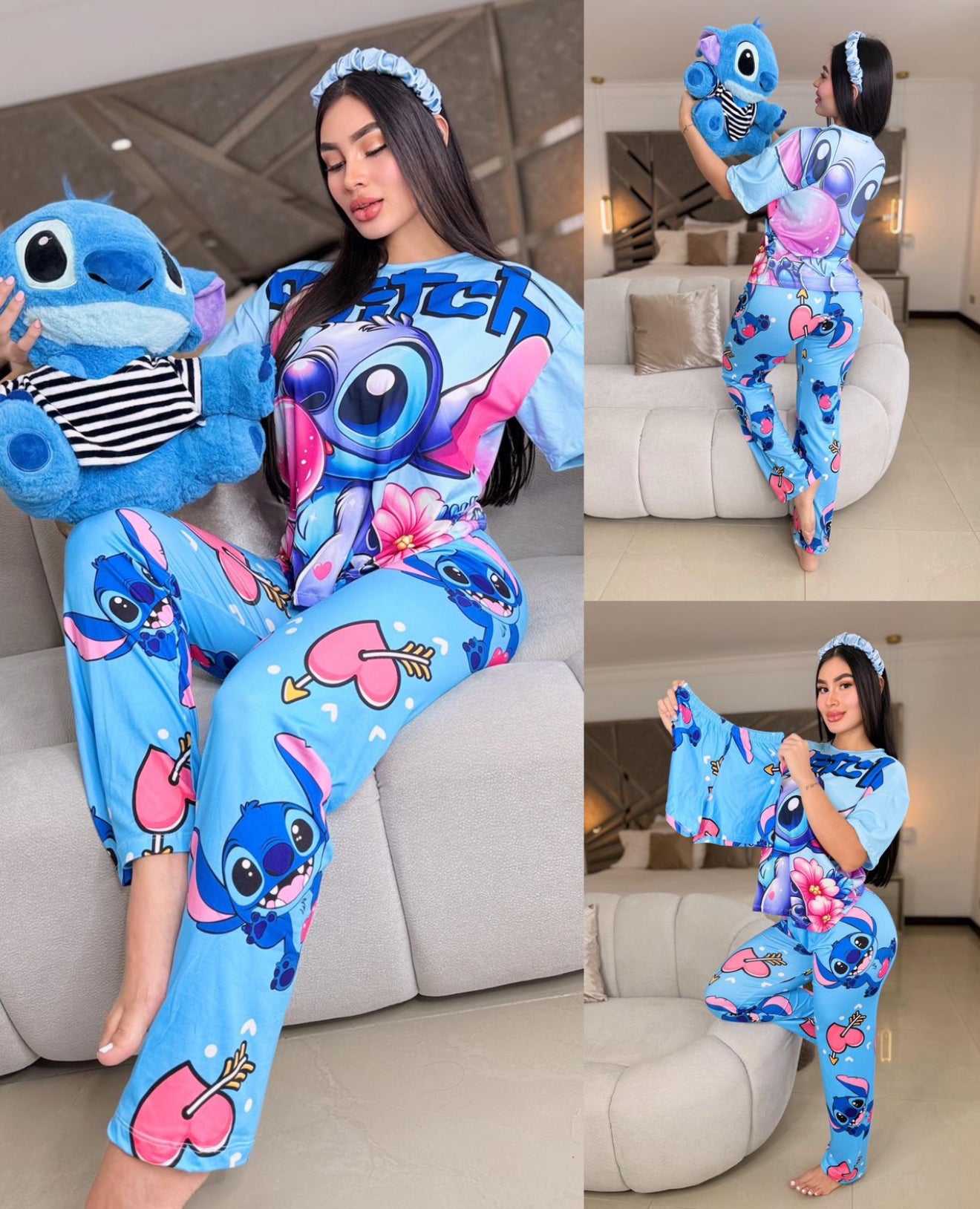 Pijamas 3 piezas De Stich