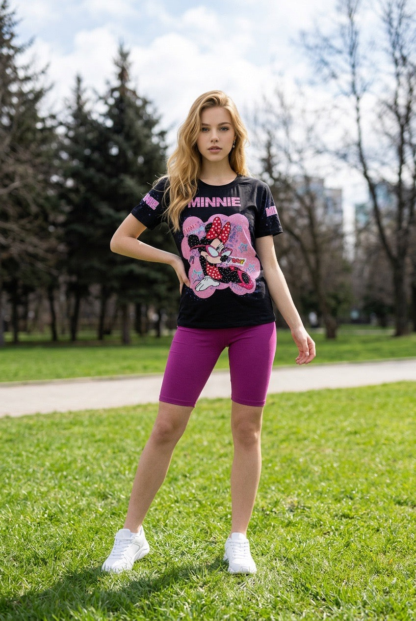 Set de dos piezas Biker - purple